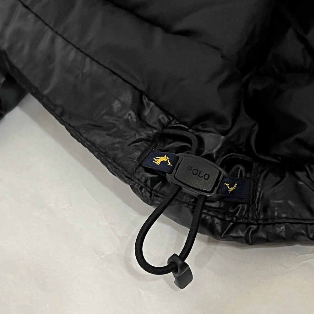 Polo Ralph Lauren Performance Full Zip Puffer Jacket Black Logo Mens 3XB New - Picture 11 of 15